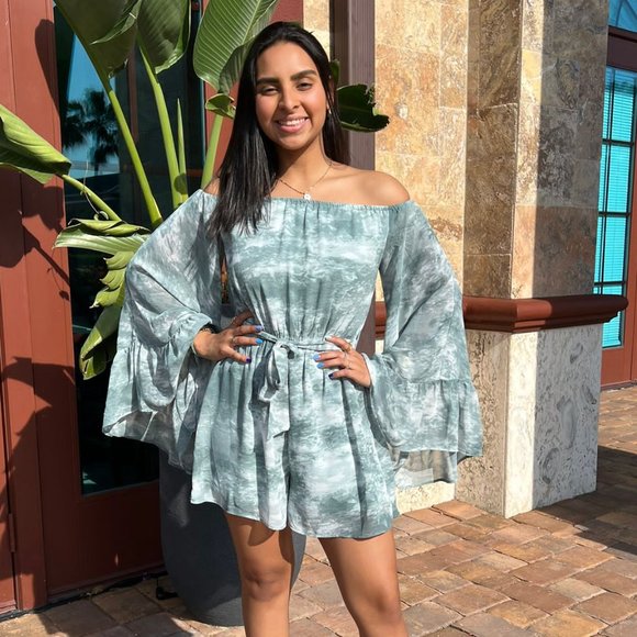 Dresses & Skirts - Blue Romper with loose